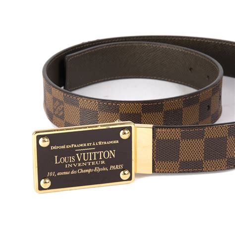 louis vuitton damier reversible belt|louis vuitton lifting belt.